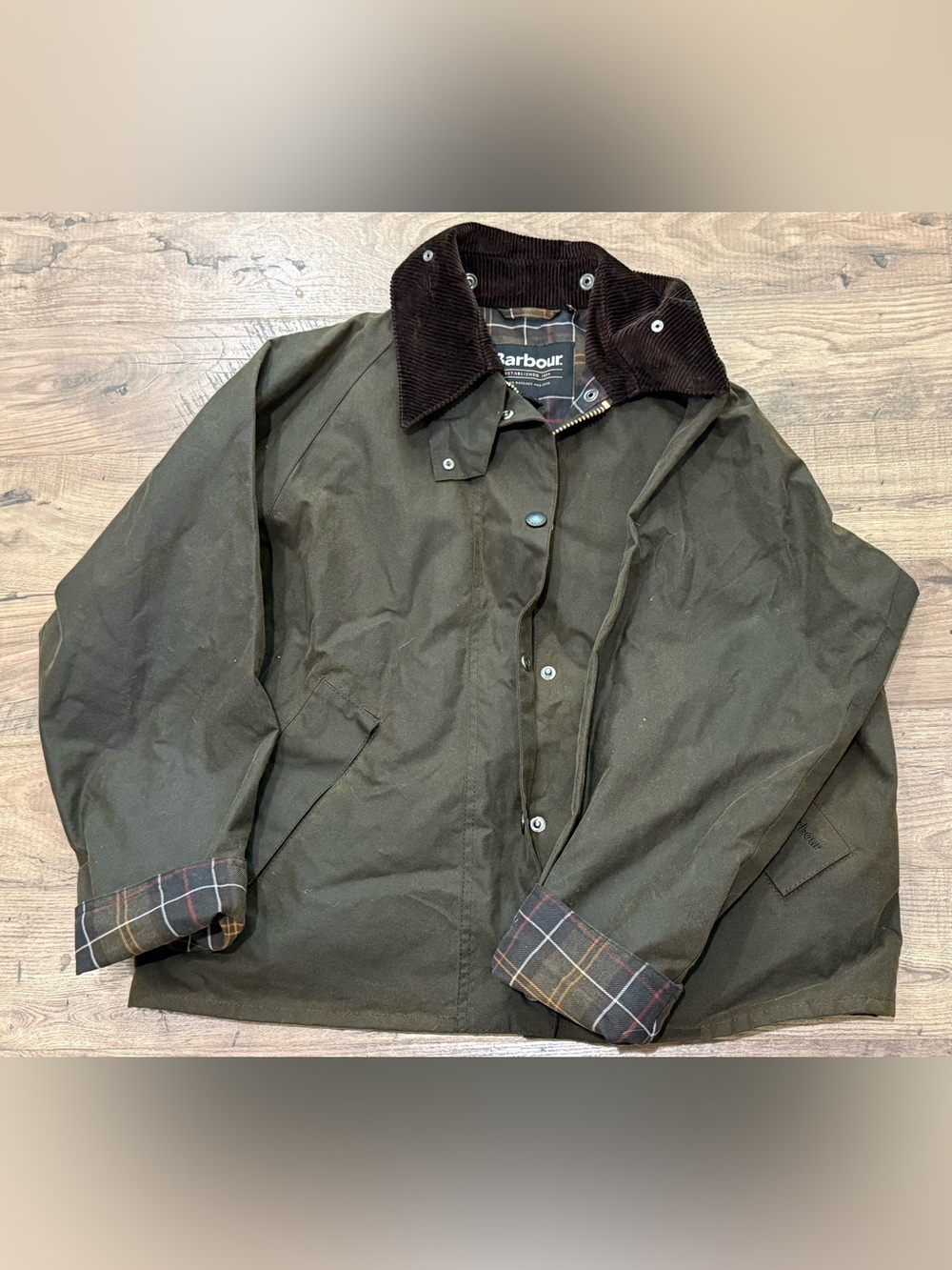 Barbour transport wax cotton jacket